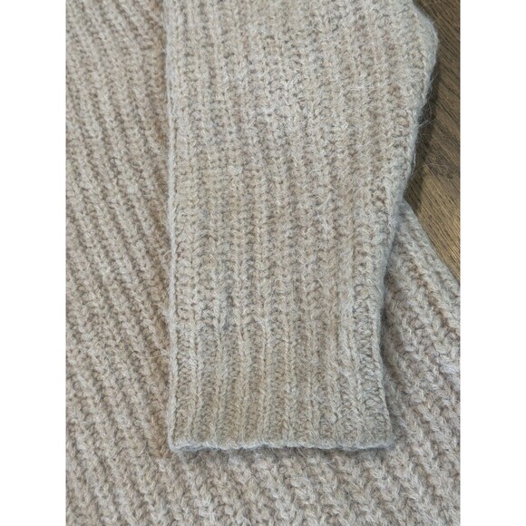 Jenni Kayne Alpaca Blend Oversized Cocoon Cardigan Women’s Sz M Oatmeal Buttons - Picture 10 of 13